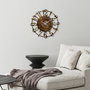 Wallity Reloj de Pared de Metal Decorativo Multicolor